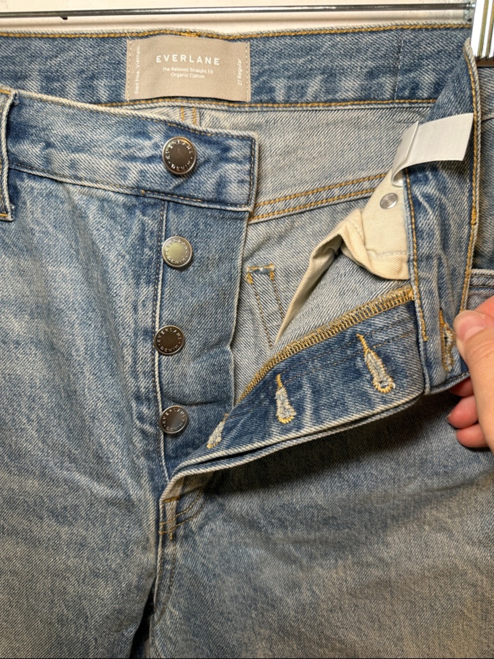 Everlane Women's The Relaxed Straight Fit Jeans - Picture 7 of 8